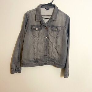 Grey David Bitton Jean Jacket Super Soft Size M